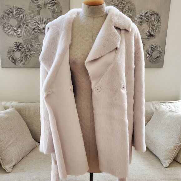 Love Token BENTLEY FAUX FUR TIE WRAP JACKET - Picture 7 of 16